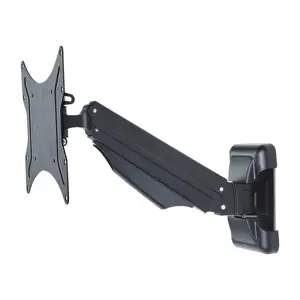 GS101S-SW Heavy Duty Articulating Full Motion tilt and swing Gas Spring TV Monitor Screen Wall Mount Bracket