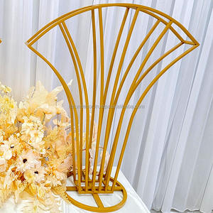 FURUN Customized Steel Wedding Arch Iron Art <b>Baked</b> Paint Flower Display <b>Rack</b> Wedding Backdrop Decoration Model HJ-006A for Party - Product Image 3