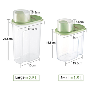 BPA Free Clear Pantry Organization Grain Storage Box Kitchen Rice Dispenser Grain <strong>Flour</strong> Plastic Food Storage <strong>Container</strong> - Product Image 5