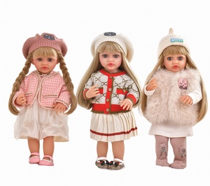 Vente en Gros : Poupée Bébé Reborn Réaliste de 55 CM avec Peau Peinte en 3D, en Vinyle, Kit Cadeau avec Accessoires pour Filles - Product Image 1