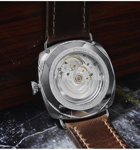 Montre de <span class=keywords><strong>plongée</strong></span> automatique rare en acier Damas, super lumineuse, verre saphir, sport, marine, résistante à l'eau 200 m, montre-bracelet - Product Image 3