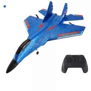 ใหม่ LED Light Night <span class=keywords><strong>SU35</strong></span>โฟม EPP <span class=keywords><strong>RC</strong></span> เครื่องร่อนบิน Aerobatic รีโมทคอนโทรลเครื่องบินของเล่นสำหรับเด็ก RTF VS FX820 FX620 - Product Image 3