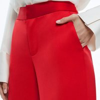 Pantalons de haute qualité pour femmes, pantalons décontractés pour femmes, pantalons longs à taille superposée