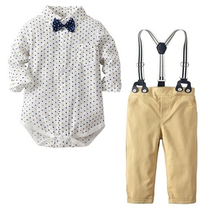 Productos de Seguridad a Precio de Mayoreo, Conjunto de Camisas y Overoles de Moda para Bebés Niños de AliExpress - Product Image 6