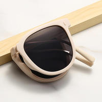 Lunettes de soleil rondes polarisées unisexes tendance, monture TR90, légères, pliables, confortables, durables, personnalisables