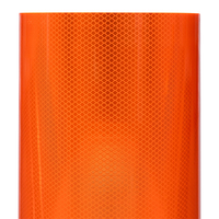 Film vinyle auto-adhésif réfléchissant microprismatique de qualité diamant YEEMAX en PVC/PET, conforme à la norme ASTM D4956, haute luminosité, anti-UV, pour routes