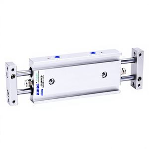 Cylindre à double tige CXSWL de type SMC avec connexion filetée, cylindre de table coulissante en tailles 10*10-20/30/40/50/75/100 - Product Image 3