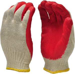 Gants de travail antidérapants respirants en coton du Vietnam avec revêtement en latex, paume à adhérence lisse, poignet en tricot élastique, sécurité industrielle, approvisionnement en gros - Product Image 1