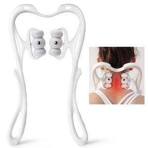 Rodillo de masaje de columna Cervical para cuello, masajeador Manual de 6 ruedas con punto de presión, alivio del dolor, tejido profundo - Product Image 4