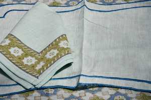 Living <b>Dinning</b> Napkins Pure linen <b>Table</b> Napkin for Dinner Multi Printed Size 50 * 50 cm Handmade Bulk Product - Product Image 2