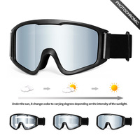 Masque de ski avec protection UV400, lunettes de neige, équipement de sécurité pour le ski, verres photochromiques polarisés, lunettes de snowboard, fabricant personnalisé
