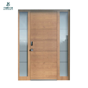 Porte d'entrée pivotante en fonte d'aluminium, porte d'entrée sécurisée moderne au design personnalisé Porte pivotante mère fils - Product Image 4