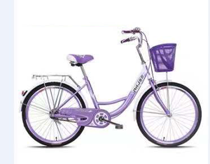 จักรยานซิตี้สไตล์คลาสสิกสำหรับสุภาพสตรี พร้อมตะกร้า - Product Image 3
