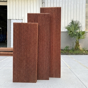 Top Rated 1500x600x150mm Brown Evaporative <b>Cooling</b> <b>Pad</b> Heavy Duty Honeycomb Panel Agricultural Climate Gear - Product Image 1