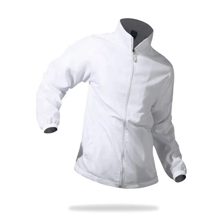 Veste coupe-vent unisexe à manches longues pour homme, avec logo personnalisé, bon prix