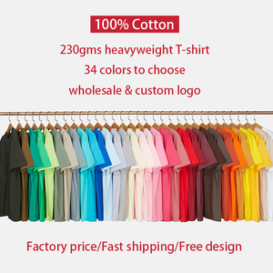 Camiseta de Alta Calidad, 230 g/m², 100% Algodón, Color Sólido, Personalizable, de <span class=keywords><strong>Manga</strong></span> <span class=keywords><strong>Corta</strong></span> para <span class=keywords><strong>Hombre</strong></span> - Product Image 3