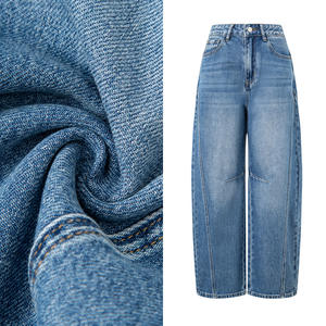 <span class=keywords><strong>Jeans</strong></span> en denim coupe scimitar pour femme, automne 2025, style stéréo déconstruit, couture latérale en arc, jambe modifiée, taille haute vintage, séchage rapide - Product Image 3