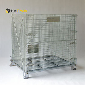 <span class=keywords><strong>Cage</strong></span> de stockage en métal en acier doux Q235 empilable de haute qualité personnalisée - Product Image 3