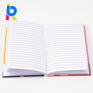 Carnet de notes personnalisé avec logo, couverture rigide en papier d'art, format A5, ligné, journal mensuel pour objectifs, cahiers d'écriture - Product Image 4