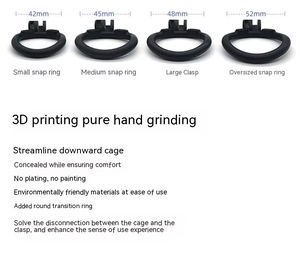 Bondage chasteté chine Bdsm hommes <span class=keywords><strong>Cage</strong></span> de chasteté Micro noir pénis serrure Cobra <span class=keywords><strong>Cage</strong></span> de chasteté - Product Image 3