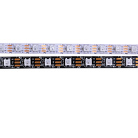 Bande LED intelligente programmable RVB 5V Ws2812b SK6812 5050 compatible Arduino, adressable, pleine couleur, 60 LED, 60 pixels