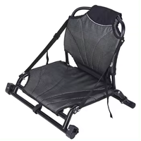 Siège de kayak pliable / siège de kayak à pédales avec cadre en aluminium, sièges de bateau, chaise de canoë de pêche