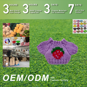 Set <span class=keywords><strong>Accappatoio</strong></span> e Cuffia da Doccia a Tema Orso Barcellona da 28cm e 38cm, Vestiti per Bambole Orsetto Teddy per JellyCatt - Product Image 6