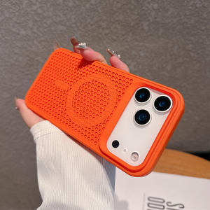 Coque de Téléphone Magnétique à Dissipation Thermique en Nid d'Abeille pour <span class=keywords><strong>iPhone</strong></span> 15 Pro Max 14 15 16 17, Accessoires de Téléphone pour Coque <span class=keywords><strong>iPhone</strong></span> 17 Pro Max - Product Image 5