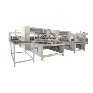 Otomatik tam otomatik oluklu karton karton karton kutu xo so katlayıcı yapıştırıcı makine - Product Image 6