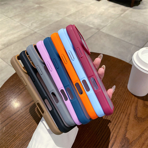 เคสแม่เหล็กแบบด้านกึ่งโปร่งแสงสำหรับ iPhone 18 17 16 15 14 Plus 13 12 11 Pro Max  แบบสองสีตัดกัน  วัสดุ TPU แข็ง - Product Image 3