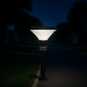 Lámpara Solar LED para Calle, 1800Lm, 5000K, Montaje en Poste, Control Remoto, IP65, Iluminación Exterior - Product Image 2