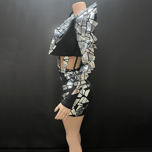 NOVANCE <span class=keywords><strong>Abbigliamento</strong></span> <span class=keywords><strong>da</strong></span> Donna alla Moda Stile Hip Hop Completo Due Pezzi Ultimi Modelli - Product Image 3