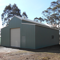 Structure en acier préfabriquée pour l'élevage de bovins, ovins, chevaux, porcs, hangar agricole, atelier, grange, bâtiment en structure acier préfabriquée