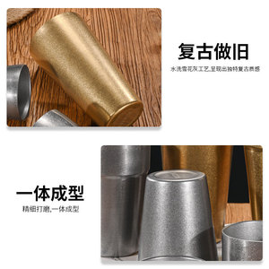 Retro 304 Stainless Steel <b>Mug</b> 180ML 260ML 300ML 350ML 450ML 550ML Durable Industrial Style Coffee Tea Beer Cup - Product Image 5