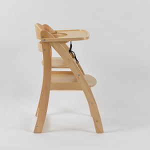 <b>Wooden</b> Baby High Chair with Tray Perfect Adjustable Baby <b>Highchair</b> Solution - Product Image 3