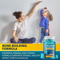 Gommes à mâcher au calcium, au zinc et au magnésium |   Complément multiminéral pour la force et la densité osseuses et la croissance saine