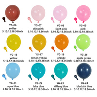 Grossiste en ballons mats, ballons mats de 10 pouces en vrac pour les mariages, les anniversaires et les décorations de fête en latex