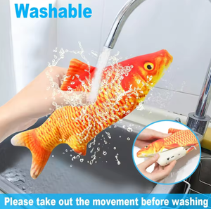 Nuevo Juguete Interactivo Ecológico y Moderno para Gatos, Peluche de Pez con USB, Relleno de Hierba Gatera, Divertido Juguete Móvil para Mascotas - Product Image 4