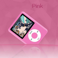 Reproductor de Música MP3/WAV MP4 con Pantalla LCD de 1.8 Pulgadas, Carcasa de Metal, Soporte para Tarjeta TF de 8GB/16GB/32GB, Lectura de Libros Electrónicos, Radio FM