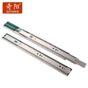 QIYANG <span class=keywords><strong>Heavy</strong></span> Duty 45mm Acero inoxidable Cierre suave Cajón Diapositivas Muebles Hardware Cajón Rieles para uso en cocina - Product Image 4