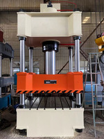 Presse hydraulique à quatre colonnes de 100 tonnes avec roulement et moteur pour la production de couvercles de puits d'inspection SMC/BMC et de panneaux de protection d'eau