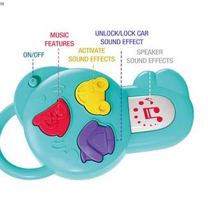 Llavero inteligente <span class=keywords><strong>para</strong></span> <span class=keywords><strong>dormir</strong></span> <span class=keywords><strong>para</strong></span> bebés, juguetes Montesorri, música educativa bonita, luz relajante, llave <span class=keywords><strong>para</strong></span> bebés, juguetes <span class=keywords><strong>para</strong></span> morder <span class=keywords><strong>para</strong></span> bebés - Product Image 2