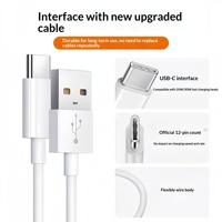 Câble de charge rapide USB-A vers USB-C pour iPhone 15/16 avec CarPlay et transfert de données pour téléphone portable