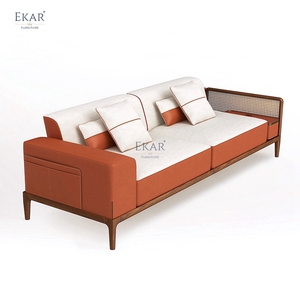 Sofá seccional EKAR <span class=keywords><strong>Zenith</strong></span> de 2 plazas de ultra lujo con diseño opulento para espacios habitables de primera calidad, para apartamentos y hoteles - Product Image 2