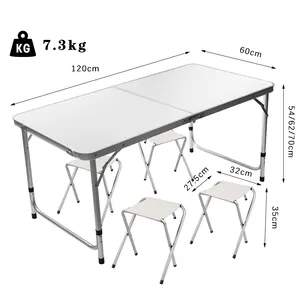 Feistel 알루미늄 합금 해변 야외 접이식 테이블 의자 접이식 피크닉 캠핑 접이식 테이블 - Product Image 3