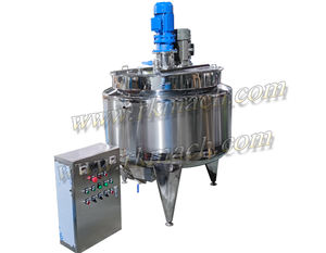 Tanque de Mezcla de Acero Inoxidable de 500 Litros, Tanque de Dispersión <span class=keywords><strong>KOH</strong></span>, Tanque de Mezcla de Látex con Agitador - Product Image 1