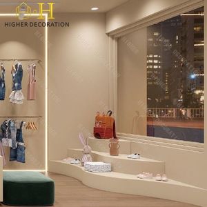 Vitrine de vêtements pour enfants <span class=keywords><strong>chic</strong></span> Vitrine personnalisée Vitrine d'affichage de vêtements pour enfants pour magasin de vêtements pour enfants - Product Image 4