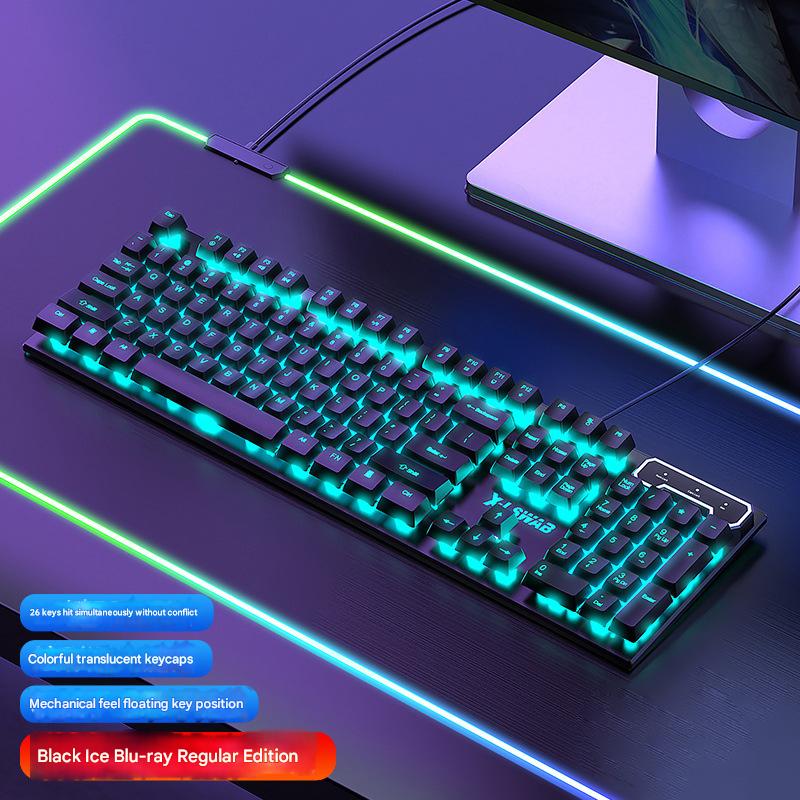 Metallic gray Keyboard+Mouse+Headset