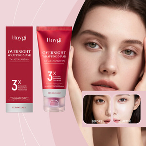 Nouveau masque enveloppant de nuit à l'astaxanthine, rajeunissement, éclaircissement, unifie le teint, hydrate en profondeur, masque facial peel-off de nuit - Product Image 3