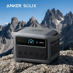 Générateur solaire Anker SOLIX C1000X 1024Wh 2000W LFP 3000W de crête avec Wi-Fi et Bluetooth pour caravane, camping-car et fourgon aménagé - Product Image 1
